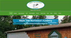 Desktop Screenshot of mapletreemontessori.com